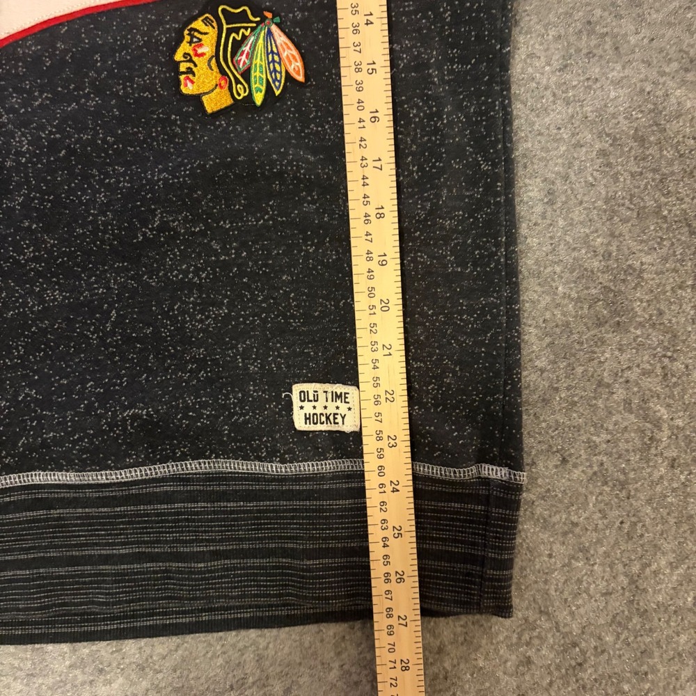 Womens Old Time Hockey‎ Chicago Blackhawks Sports Crewneck Sweatshirt Size Large - Picture 7 of 9